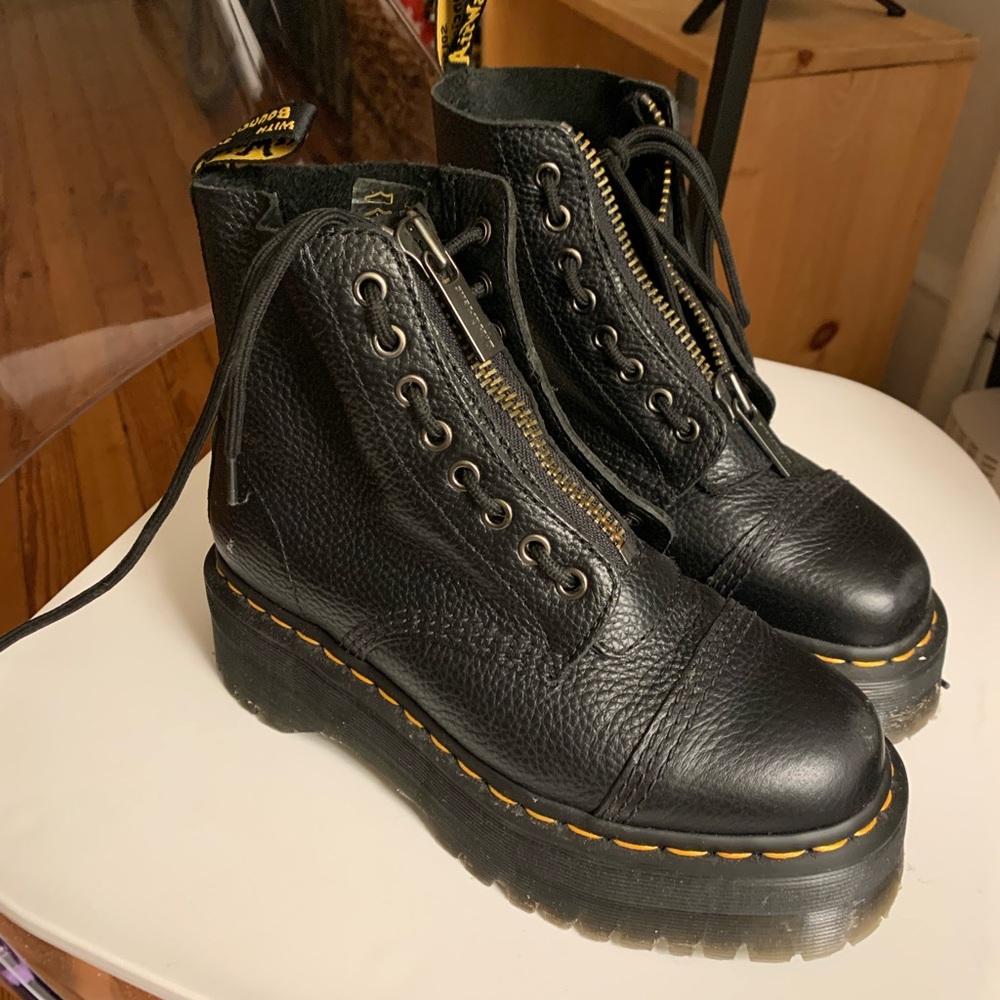 Dr. Martens Sinclair Platform Boots Worn Once